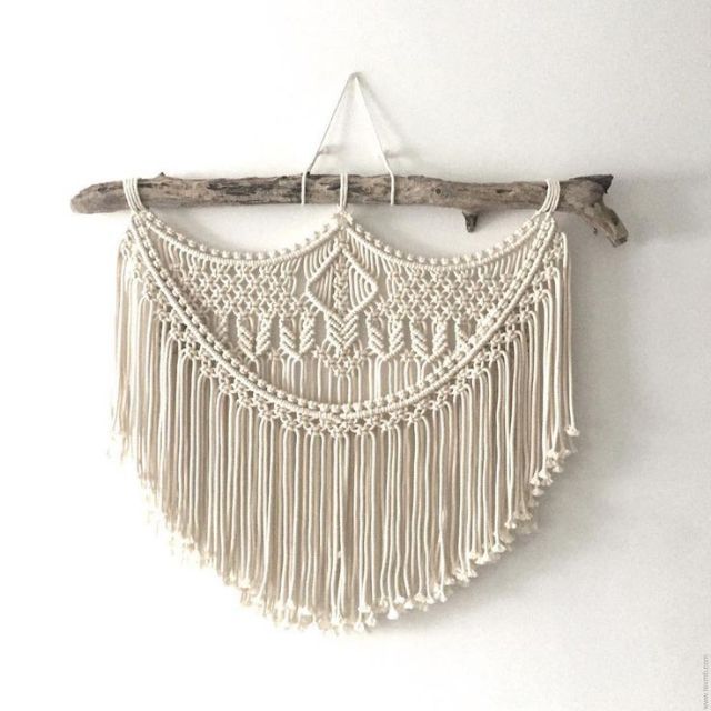 Macramé backdrop banner trang trí macramé wall hanging