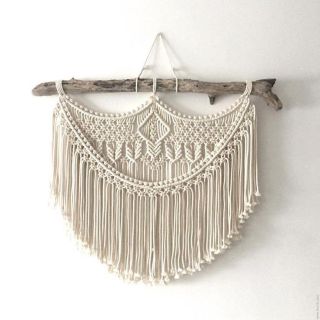 Macramé backdrop banner trang trí macramé wall hanging