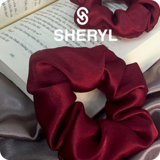 Dây buộc tóc, cột tóc scrunchies chất vải lụa cao cấp sang chảnh