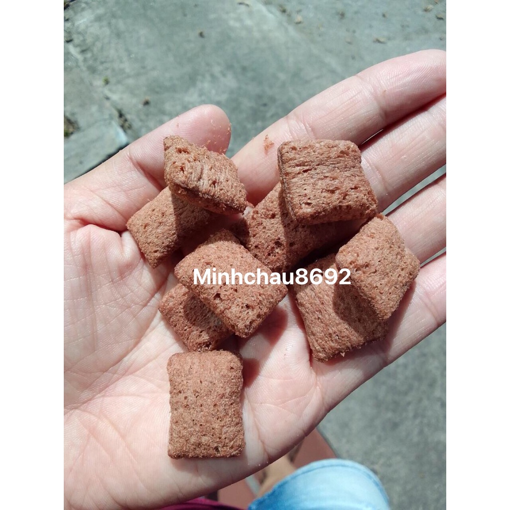 snack pillows nhân sữa dừa - socola Oishi - bịch 10 gói
