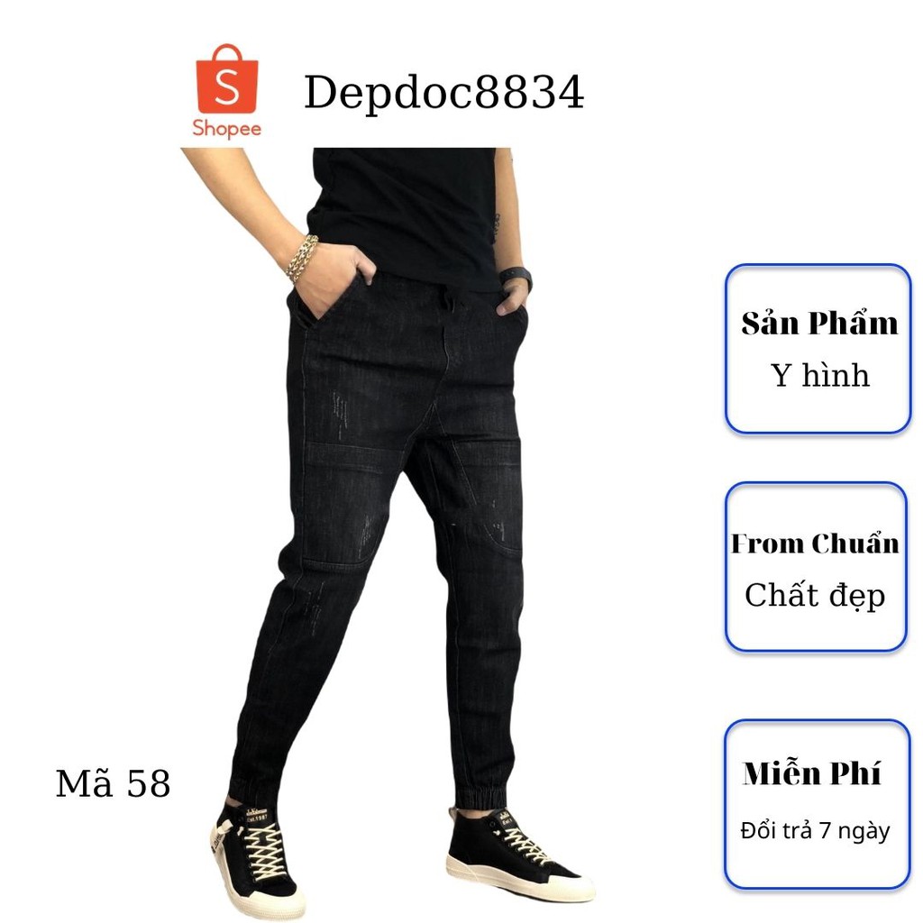 Quần jean nam cao cấp, chất liệu bò ( jean ) mềm mịn, from chuẩn, có nhiều mẫu đẹp mới đi kèm depdoc54