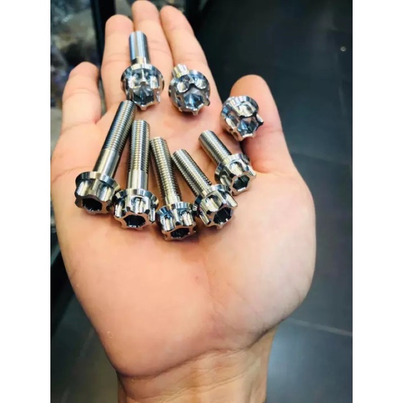 Ốc salaya inox 304 các loại 6ly 8ly 10ly đầy đủ