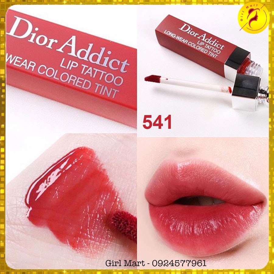 Dior Addict Lip Tattoo chính hãng mới nhất đáng mua nhất mọi thời đại son màu cam đất, cam đỏ, đỏ berry, hồng san hô