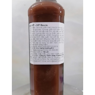 [Chai 255g] Xốt HP (gia vị tẩm ướp) [Netherlands] HP (Heinz) The Original Sauce