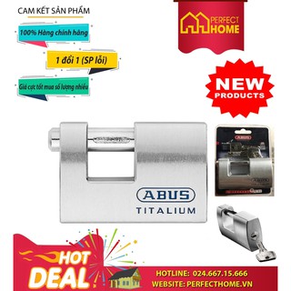 ⚡️sale sốc⚡️ khóa cầu ngang abus 98-ti-90 khóa cầu ngang abus 98ti/90, nhôm titan, 90mm