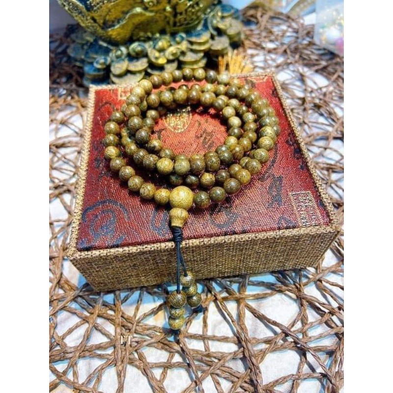 Vòng Tay Trầm Hương Chuỗi Tràng Hạt 108 Trầm Tốc Quảng Nam Tặng Hộp Gấm Cao Cấp | BigBuy360 - bigbuy360.vn