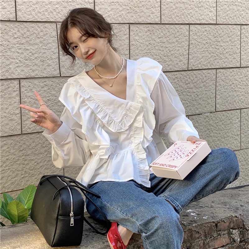 Áo Kiểu Dáng Rộng Phối Ren Thời Trang Mùa Hè Dễ Phối Đồ Dành Cho Nữ