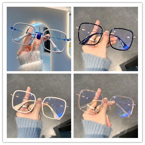 Kính Mát Gọng Kim Loại Chống Ánh Sáng Xanh Thời Trang Cho Nam Và Nữ