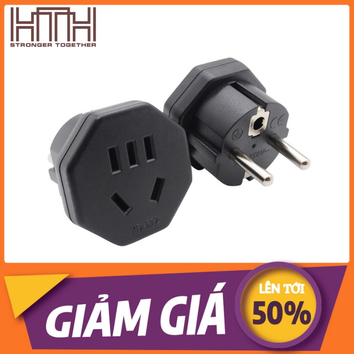 Phích cắm chuyển đổi 3 chân chéo