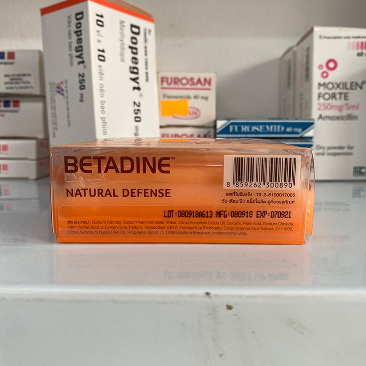 Xà phòng Betadine hương cam-110gr | BigBuy360 - bigbuy360.vn