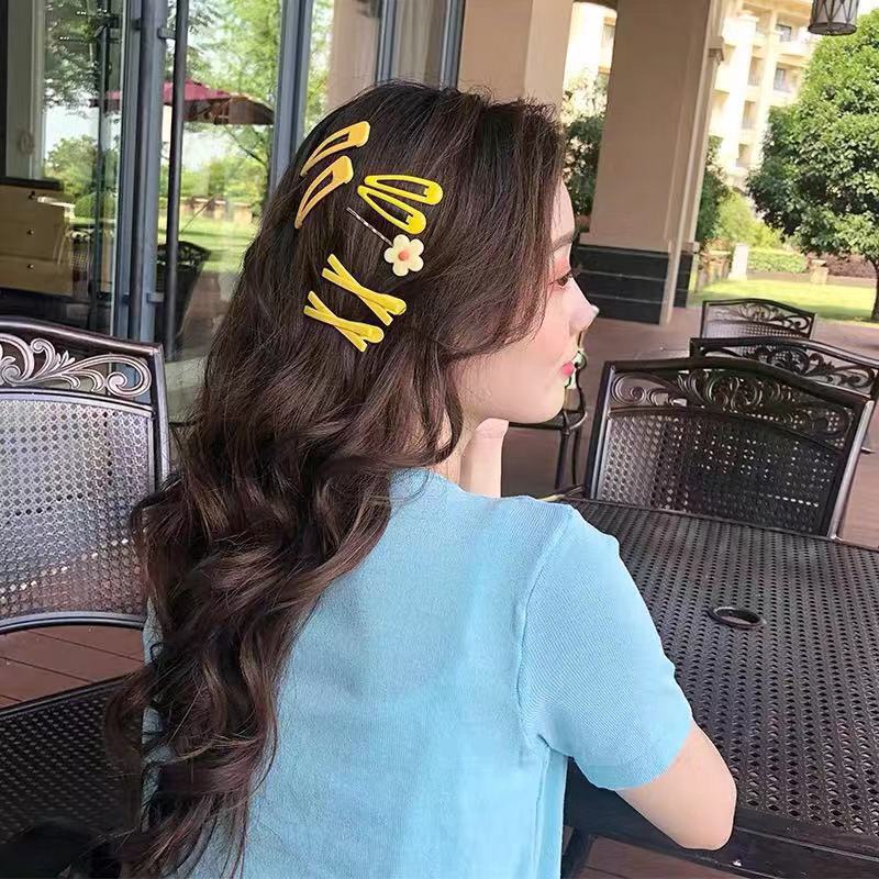 Set 7 Kẹp Tóc Nhiều Màu Sắc Thời Trang Hàn Quốc Cho Nữ