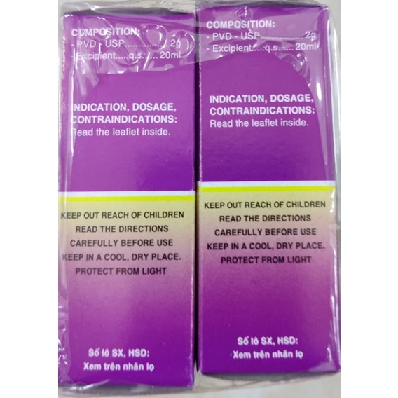 Povidin 10% sát khuẩn vết thương chai 20ml