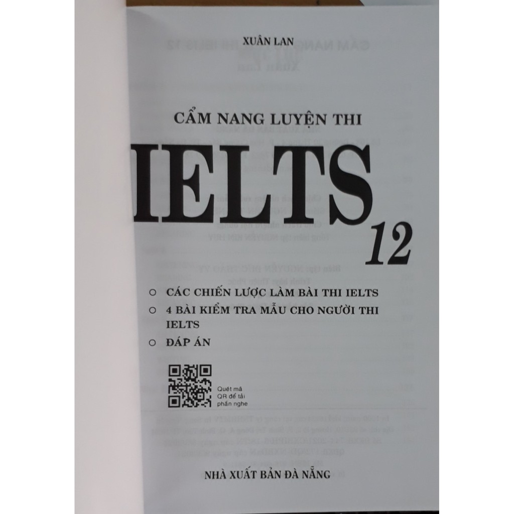 Sách - Cẩm nang luyện thi IELTS - IELTS 12 Academic with Answers (tái bản)