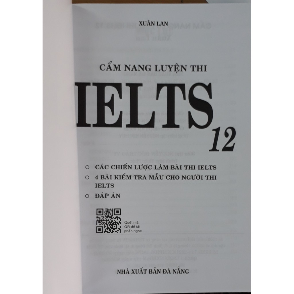 Sách - Cẩm nang luyện thi IELTS - IELTS 12 Academic with Answers (tái bản) | BigBuy360 - bigbuy360.vn