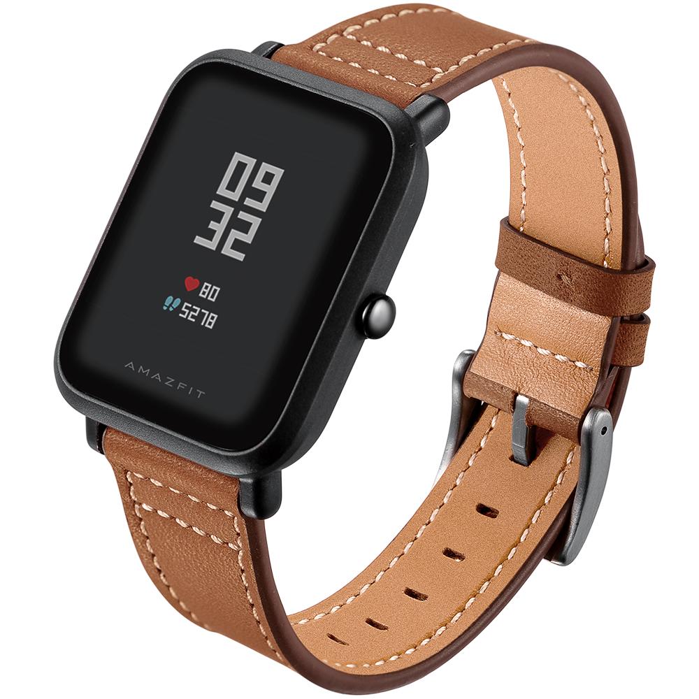Amazfit GTS 2 Mini/GTS /GTS 2 Dây Đeo Bằng Da Cho Đồng Hồ Thông Minh Xiaomi Huami Amazfit Bip Lite/Bip S/ Bip U