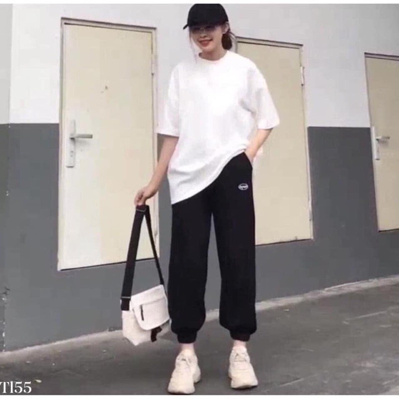 Quần nỉ bo chân, quần jogger nỉ ngoại - A0N
