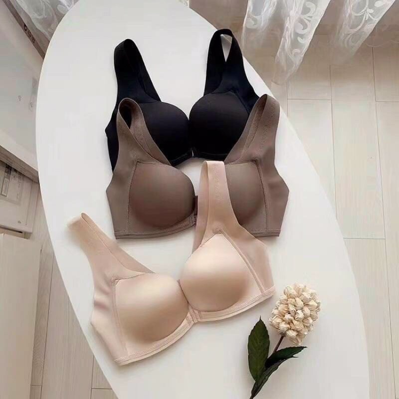 Áo lót su dây bản to khóa cài trước ngực mặc mát nhẹ