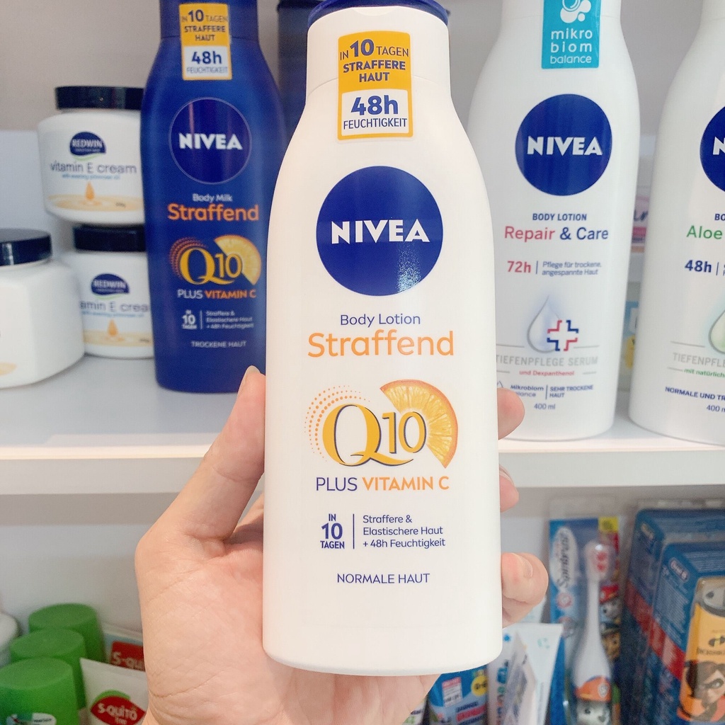 Sữa Dưỡng thể NIVEA  Q10 400ml Đức