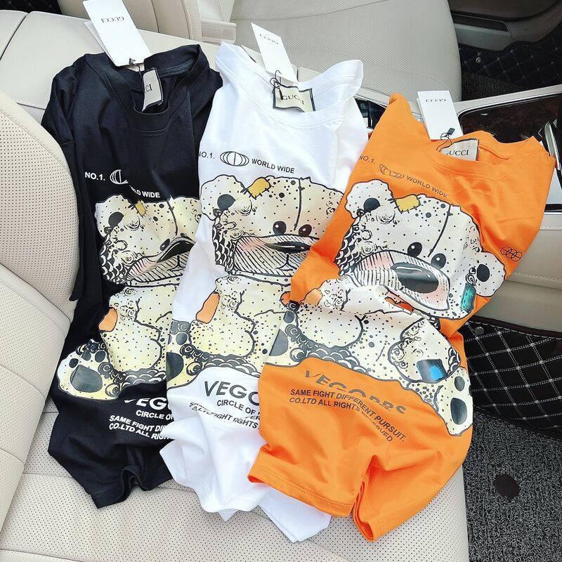 [Mã FAMAYWA giảm 10K đơn 50K] Áo phông gấu loang ngộ nghĩnh đáng yêu