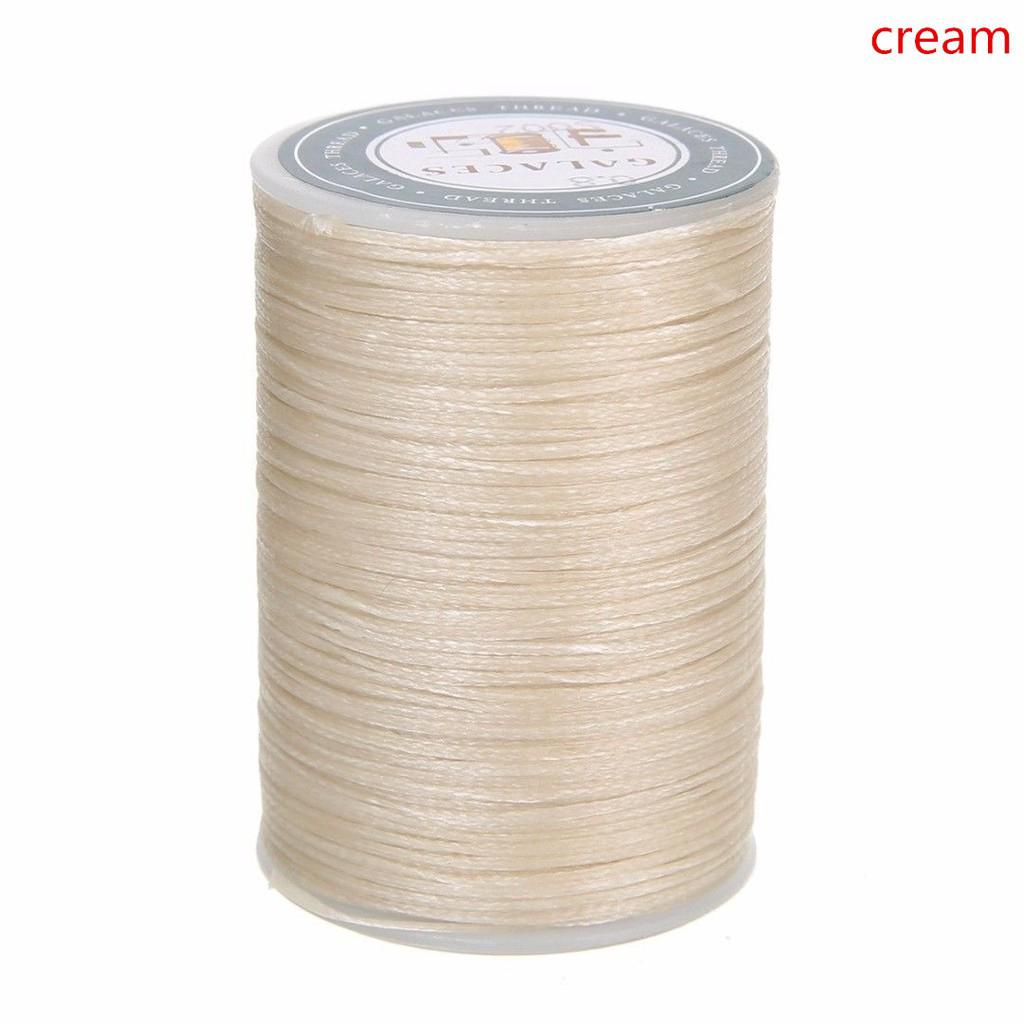 Cuộn dây sợi Polyester DIY may đồ da 0.8mm 90m