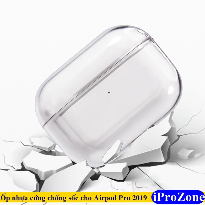 Ốp TPU trong dành cho Airpod Pro 2019 (Nhựa cứng chống sốc , không ố vàng)