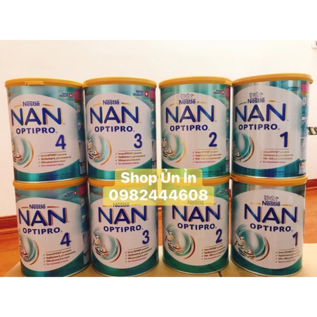 Sữa Nan Nga xách tay 400g và 800g đủ số