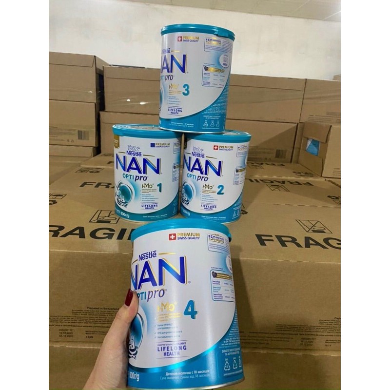 Sữa Nan Nga nhập khẩu đủ số 1 2 3 4 loại 800g