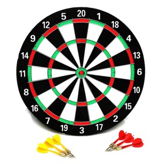 Bảng phi tiêu chân kim 2 mặt 15 inch bộ 6 phi tiêu