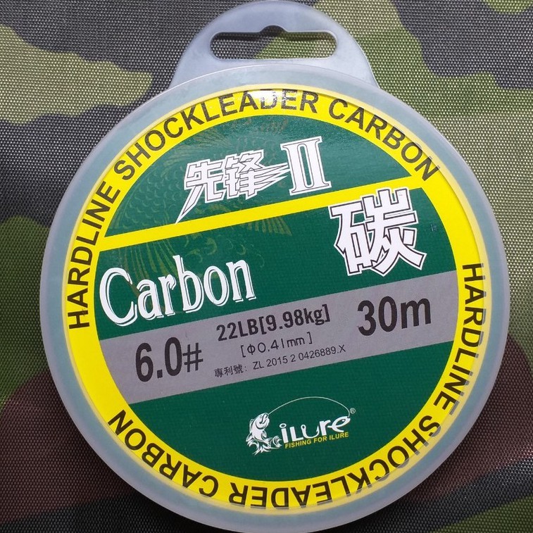 Dây Shock Leader Carbon 100% - Hàng cao cấp chính hãng ILure - Material from Japan - Chịu ma sát tốt &amp; tính đàn hồi cao