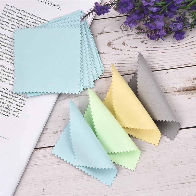 Set 10 khăn mềm lau trang sức đa năng tiện dụng