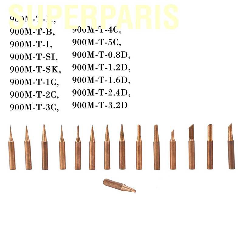 15 Đầu Mũi Hàn Bằng Đồng 900m-t