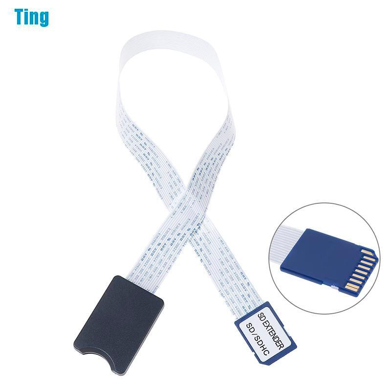 Cáp Nối Dài 48cm Tf Micro Sd Card Sang Sd / Sdhc Card Flex Cable Car Gps Tv