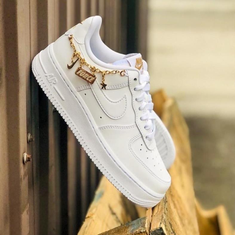 Giày thể thao air.foces AF1 TRẮNG DÂY VÀNG CAO CẤP TẶNG KÈM BOX BẢO VỆ