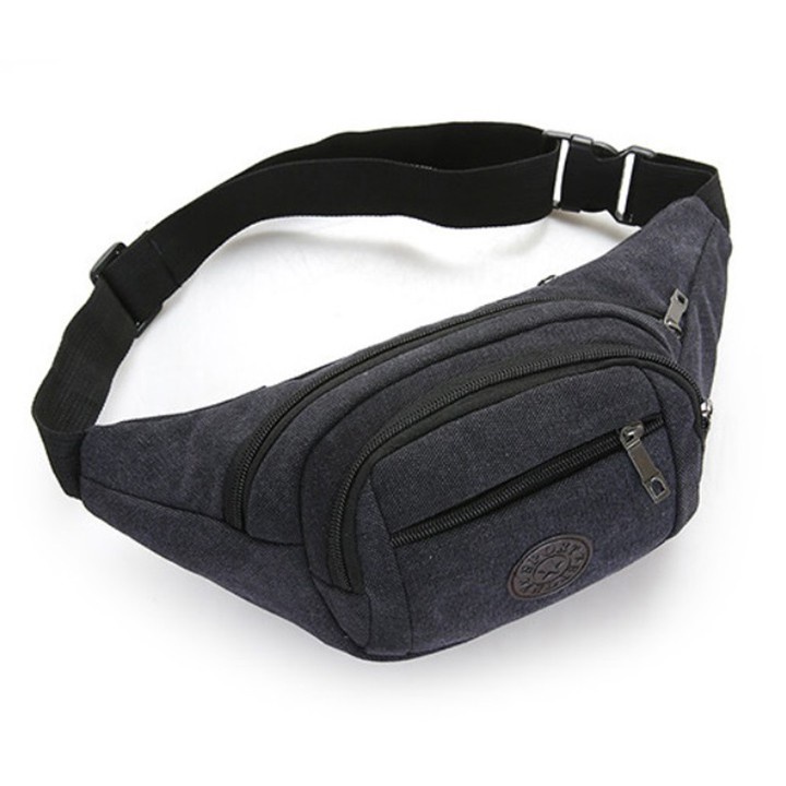[Freeship 99k TQ] Túi đeo bụng nam, nữ chất liệu vải kaki siêu bền, có nhiều ngăn tiện dụng TUI-80 | BigBuy360 - bigbuy360.vn