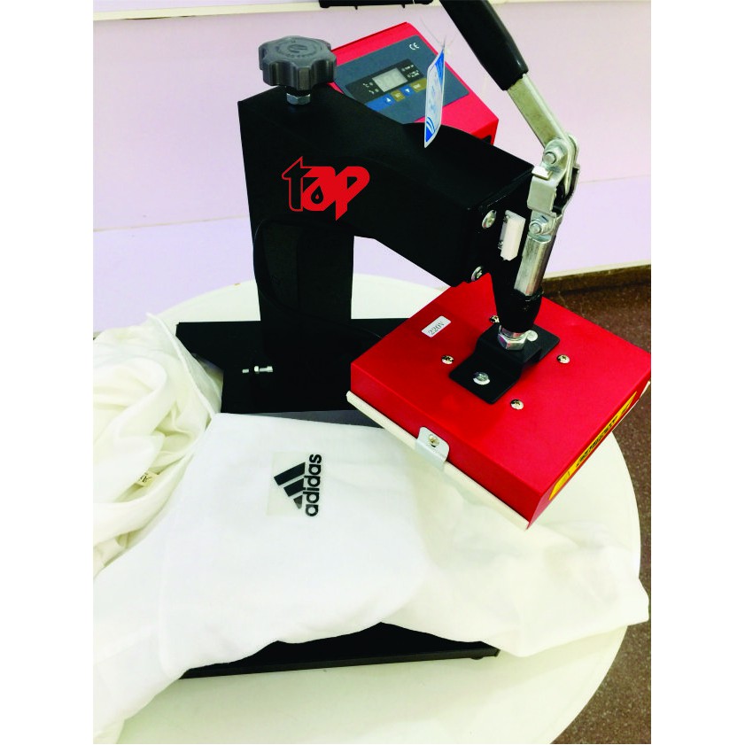 💥 Máy Ép Logo Kích Thước 15x15cm Ép Chuyển Nhiệt Ép Tem Mác Lên Quần Áo 👕