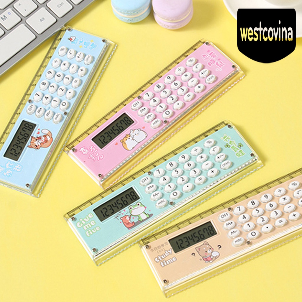 Phương Tây✎Máy Tính Cầm Tay Màn Hình Lớn 8 Chữ Số