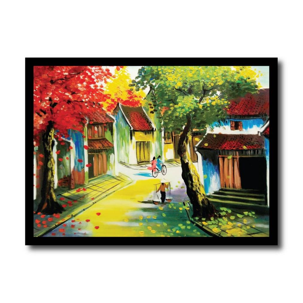 Tranh phong cảnh quê hương Việt Nam, quà tặng lưu niệm, tranh treo tường phong cảnh
