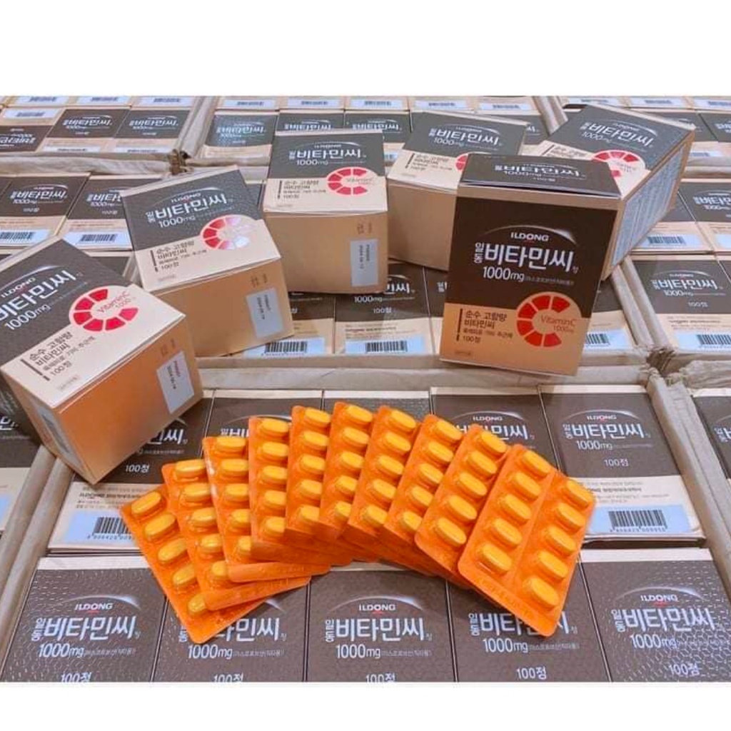 Vitamin C ILDONG 1000mg Hàn Quốc - tăng đề kháng đào thải độc tố cho cơ thể