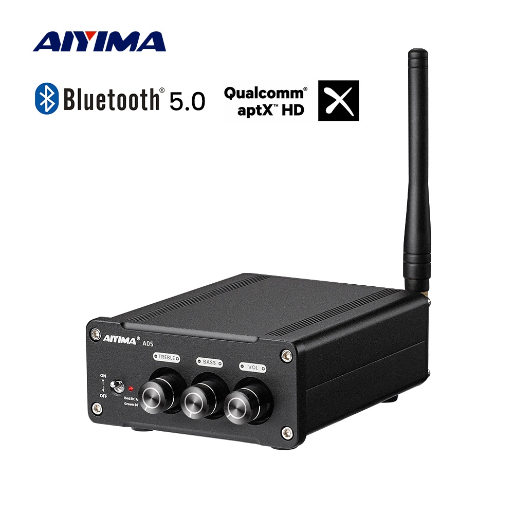 Bộ Khuếch Đại Âm Thanh Aiyima A05 TPA3221 100W+100W Bluetooth QCC3034 APTX
