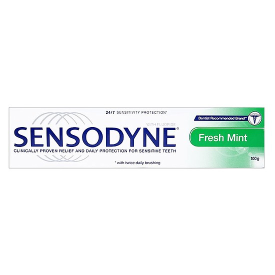 Kem Đánh Răng Sensodyne Giảm Ê Buốt Hương Bạc Hà  Mát Lạnh 100g