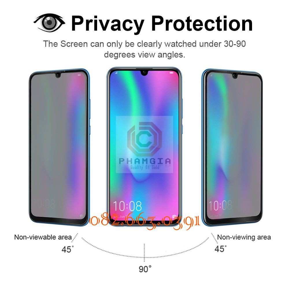 Dán cường lực chống nhìn trộm Huawei Mate 9 lite / Mate 20 dẻo nano