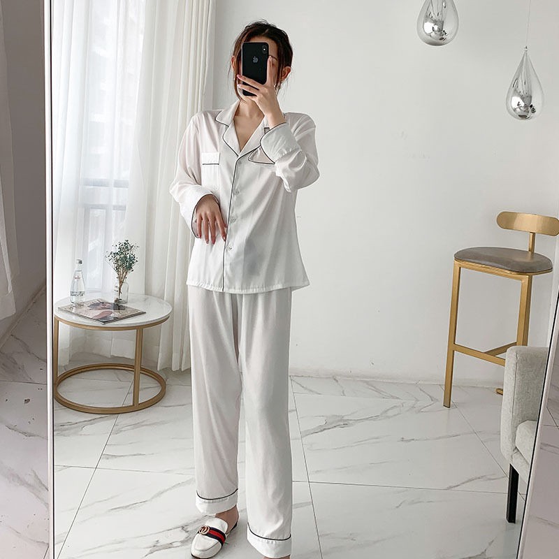 Bộ Đồ Ngủ Dài Tay Xinh Xắn Dành Cho Nữ 2020