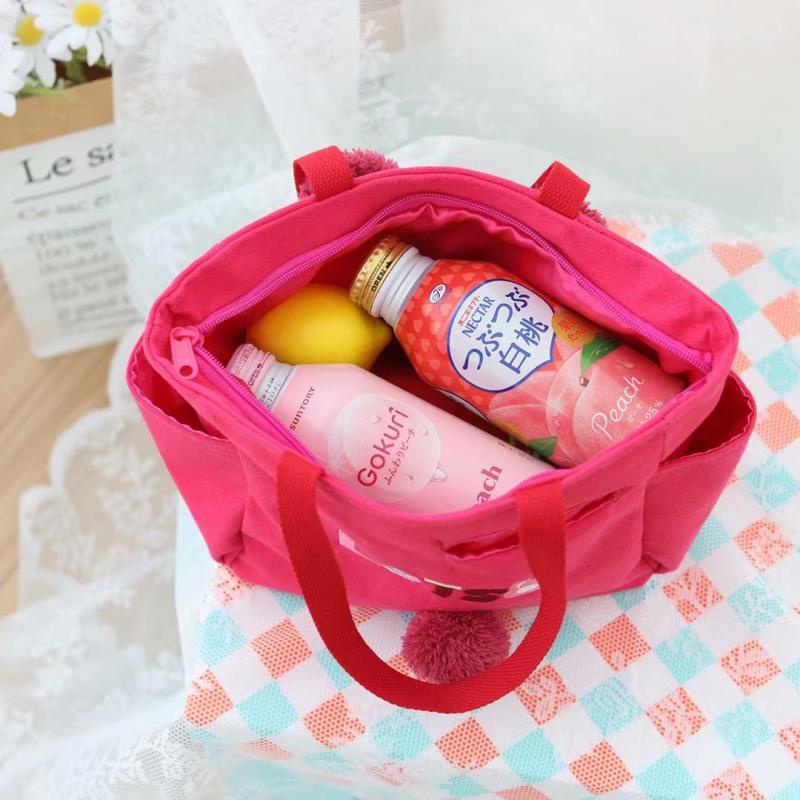 TÚI XÁCH GẤU DÂU LOTSO [SẴN] THÊU NỔI 3D CHUẨN XỊN NÉT ĐỰNG ĐỒ, TÚI ĐỰNG CƠM DỄ THƯƠNG