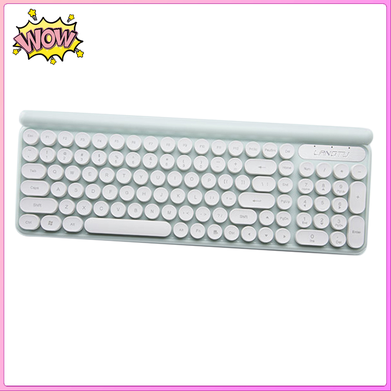 Set Bàn Phím + Chuột + Chuột Không Dây 2.4g Phong Cách Retro | BigBuy360 - bigbuy360.vn