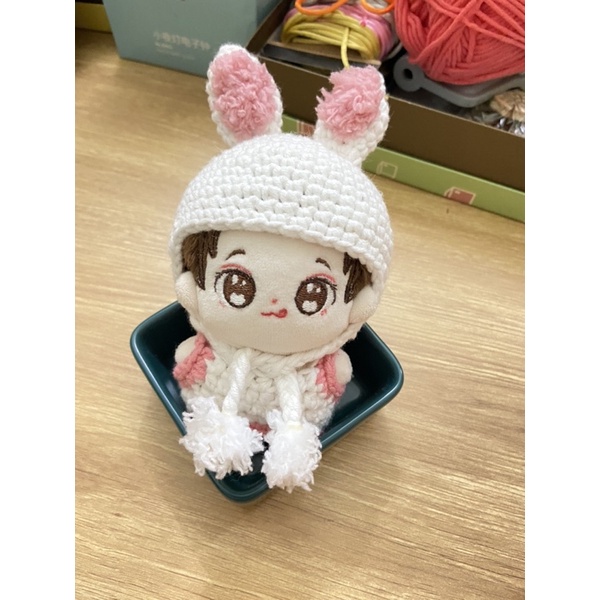 Quần áo búp bê đan len mẫu 10cm