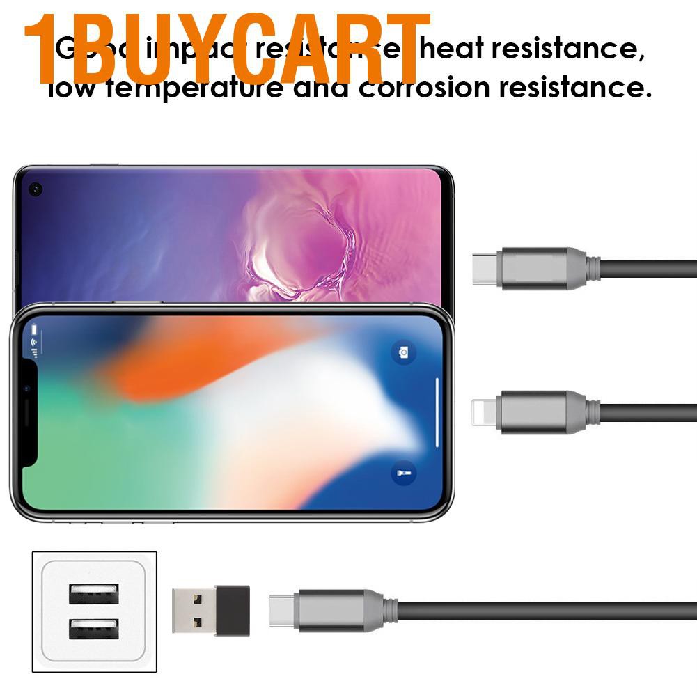 Giắc Chuyển Đổi 1buycart Từ Usb Sang Type-C Male Cho Ổ Cứng Di Động, Máy Tính Bảng