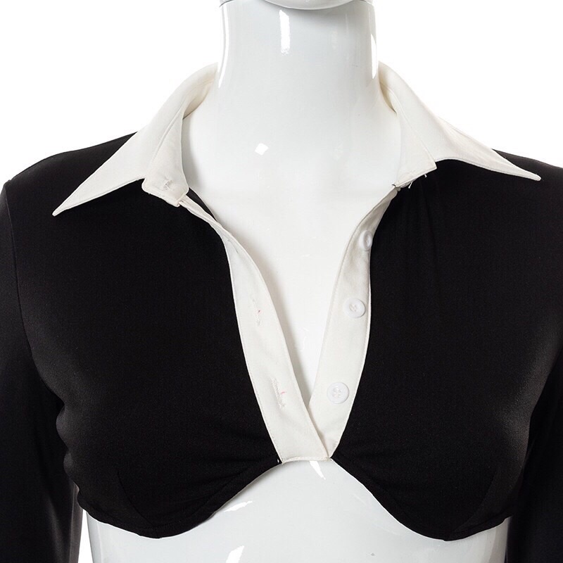 ✨💕Áo croptop tay dài💕