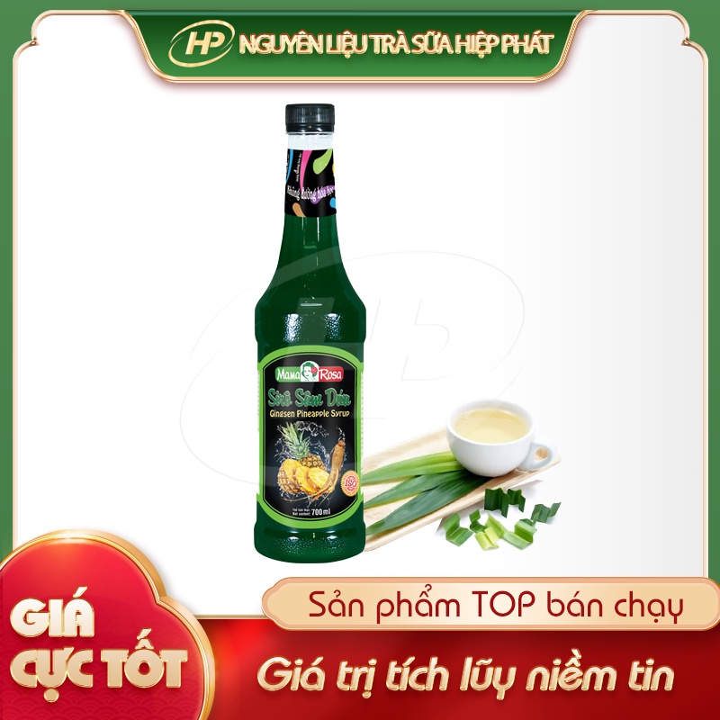 Syrup Sâm Dứa MAMAROSA Golden Farm - 700ml  - SP000083 - Nguyên liệu pha chế trà sữa HIỆP PHÁT