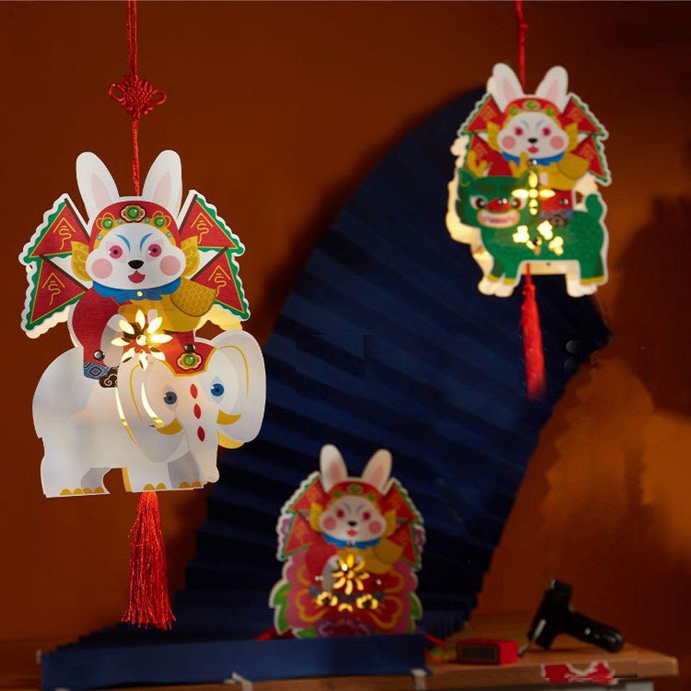 Lloyd Lồng Đèn Kirin Trung Quốc Truyền Thống Nhỏ Gọn DIY