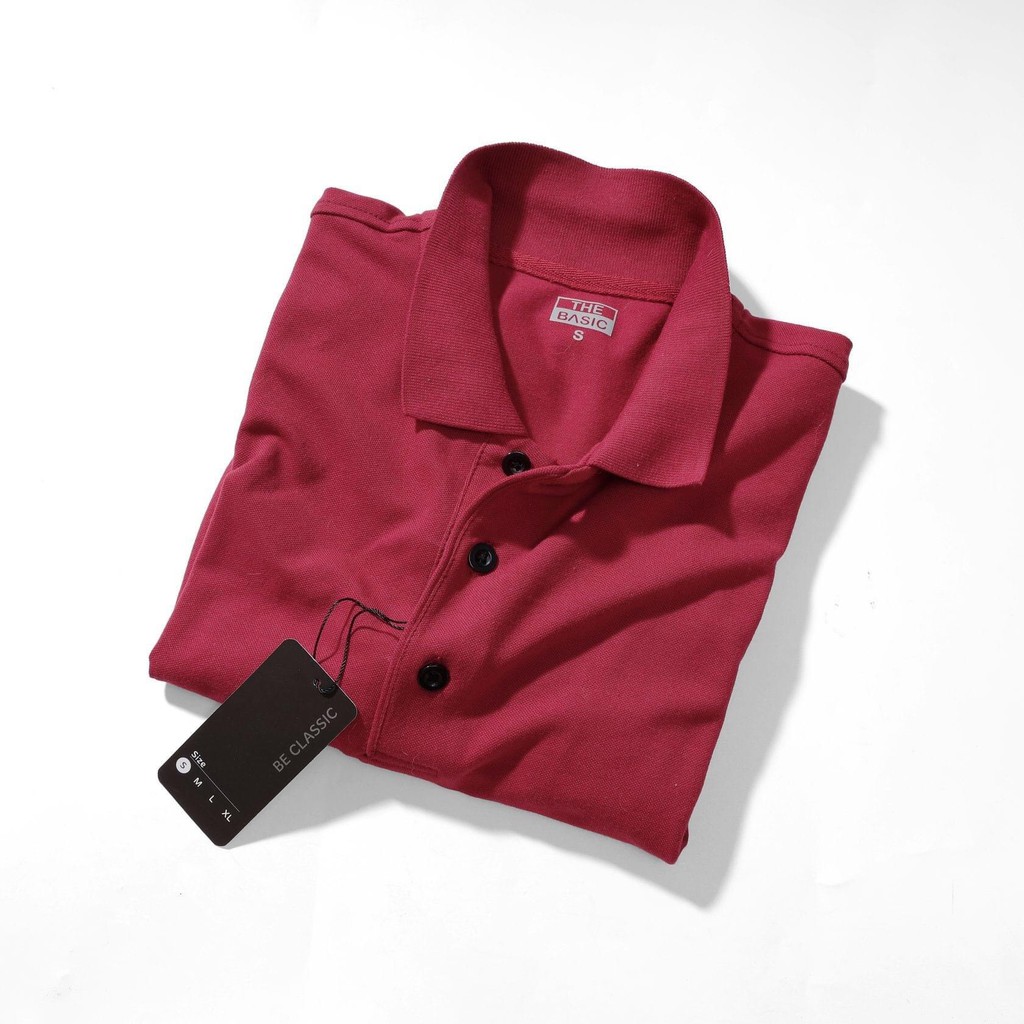 Áo thun polo trơn basic Mandinni | BigBuy360 - bigbuy360.vn